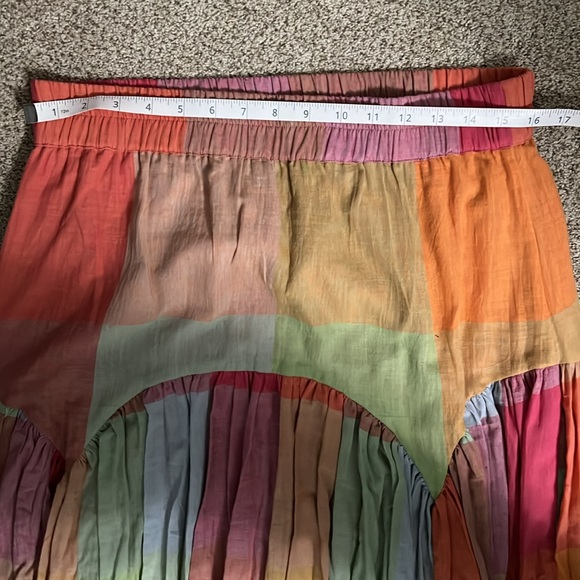 Rujuta Sheth Leila skirt in Jupiter Chex - Picture 8 of 8